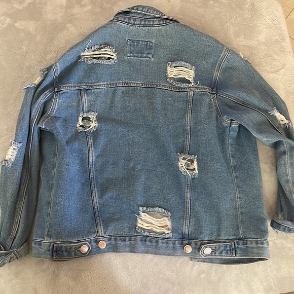Forever 21 Distressed Jacket - Picture 2 of 3